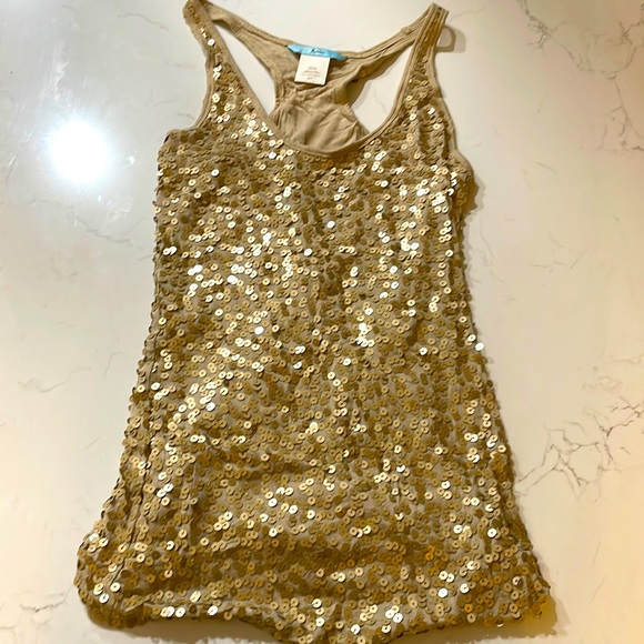 Marciano Payette Gold Tank Top - Picture 1 of 3